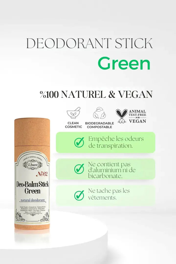 Déodorant Stick Green 60ml aromanessence