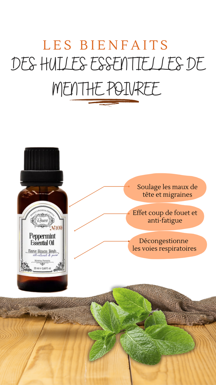 HUILE ESSENTIELLE DE MENTHE POIVREE N°109 20 ml