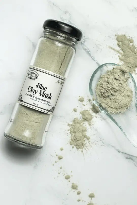 MASQUE D'ARGILE BLEU 75g