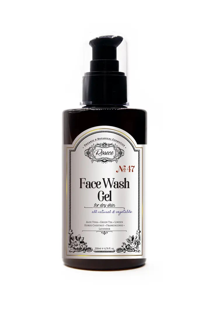 GEL NETTOYANT VISAGE - Pour Peaux Sensibles, Sèches et Normales 200ml